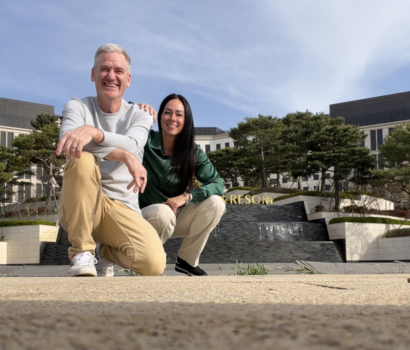 Roddie and Michele Nelson in Seoul, South Korea